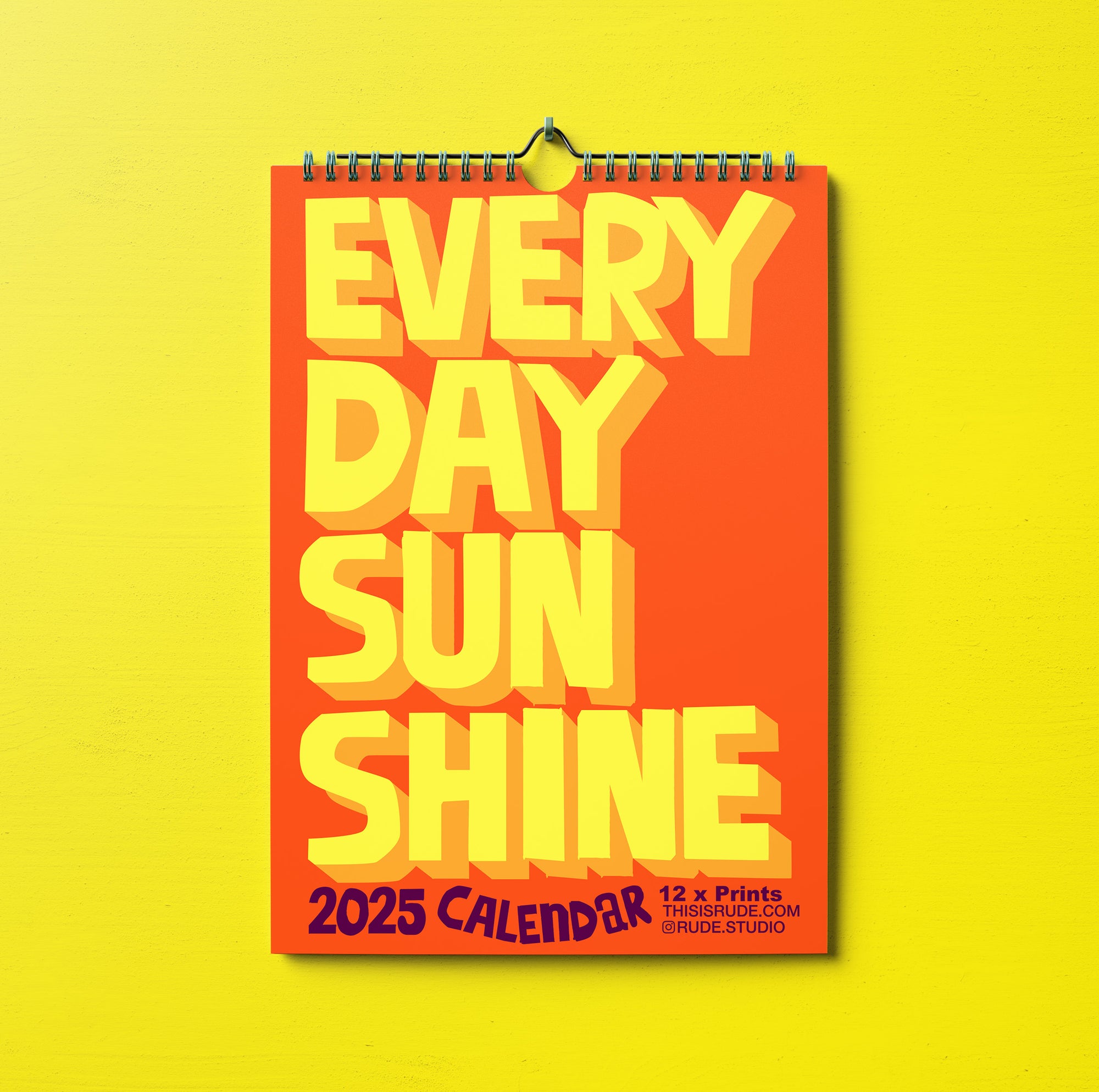 A3 RUDE Calendar 2025