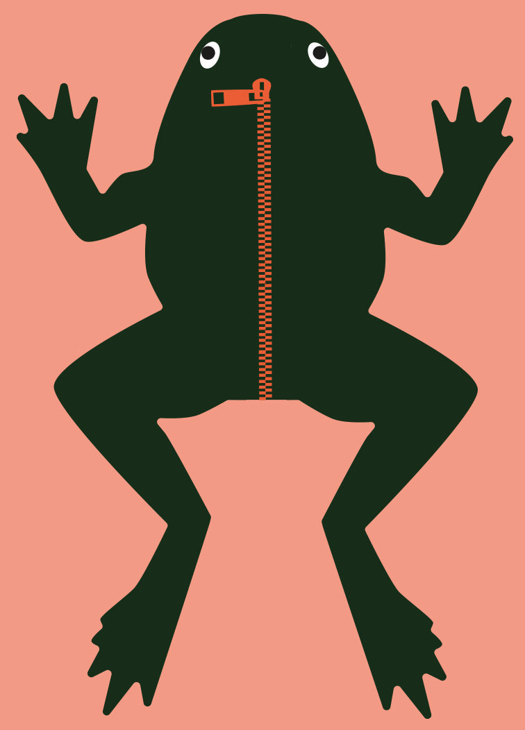 'Frog' Greeting Card