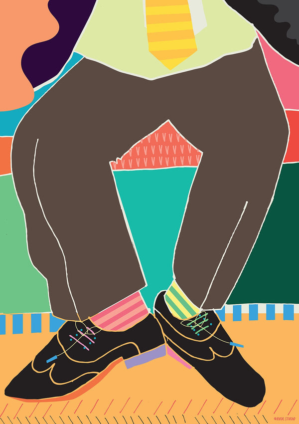 'Odd Socks' Giclée Print