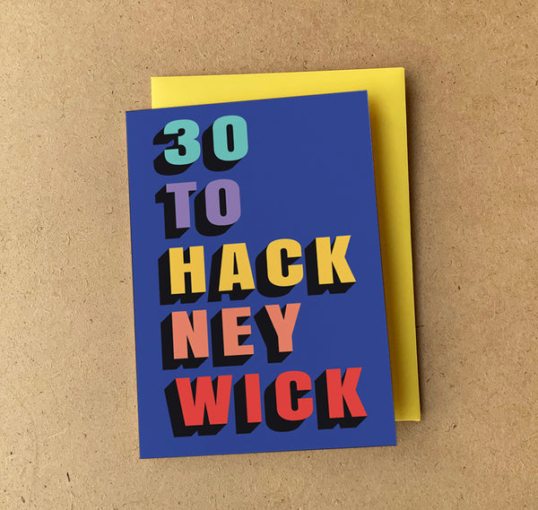 '30' Greeting Card