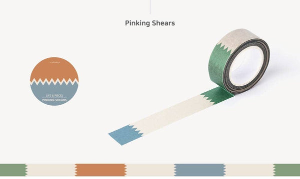 Livework Life & Pieces Masking Tape - Pinking Shears