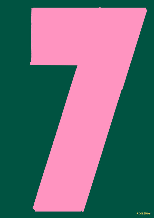 Bespoke Number Art.