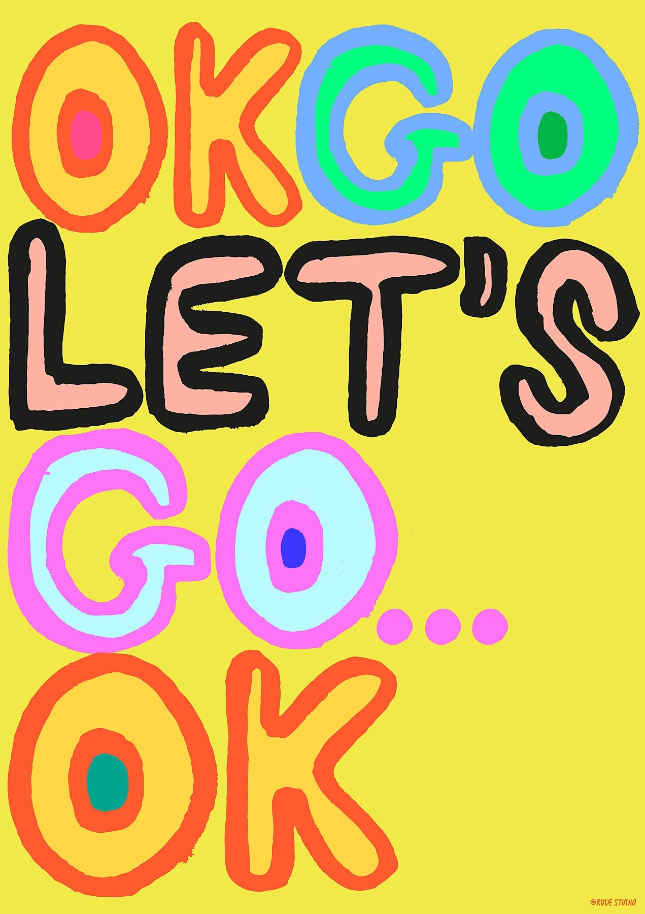 'Let's Go' Giclée Print