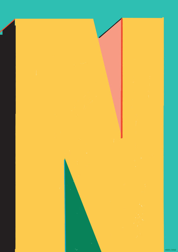 'N' Indigo Print.