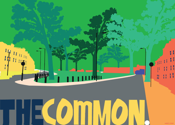 'The Common' Indigo Print.