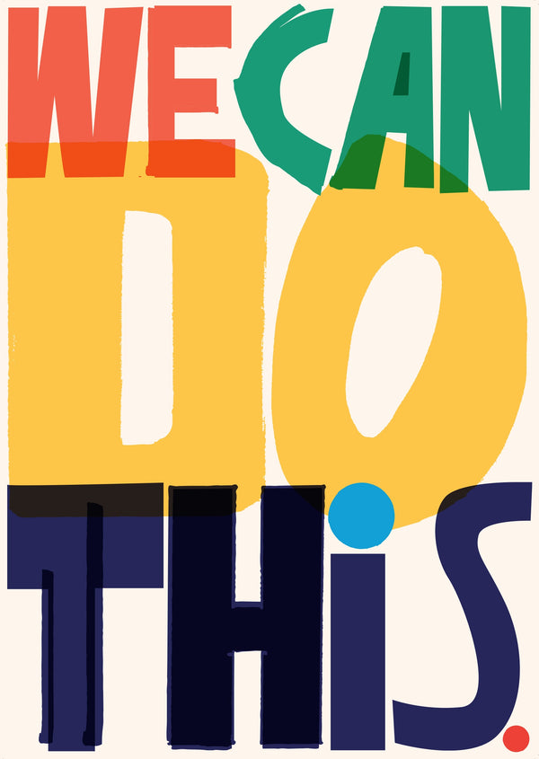 ‘Do This’ Indigo Print.