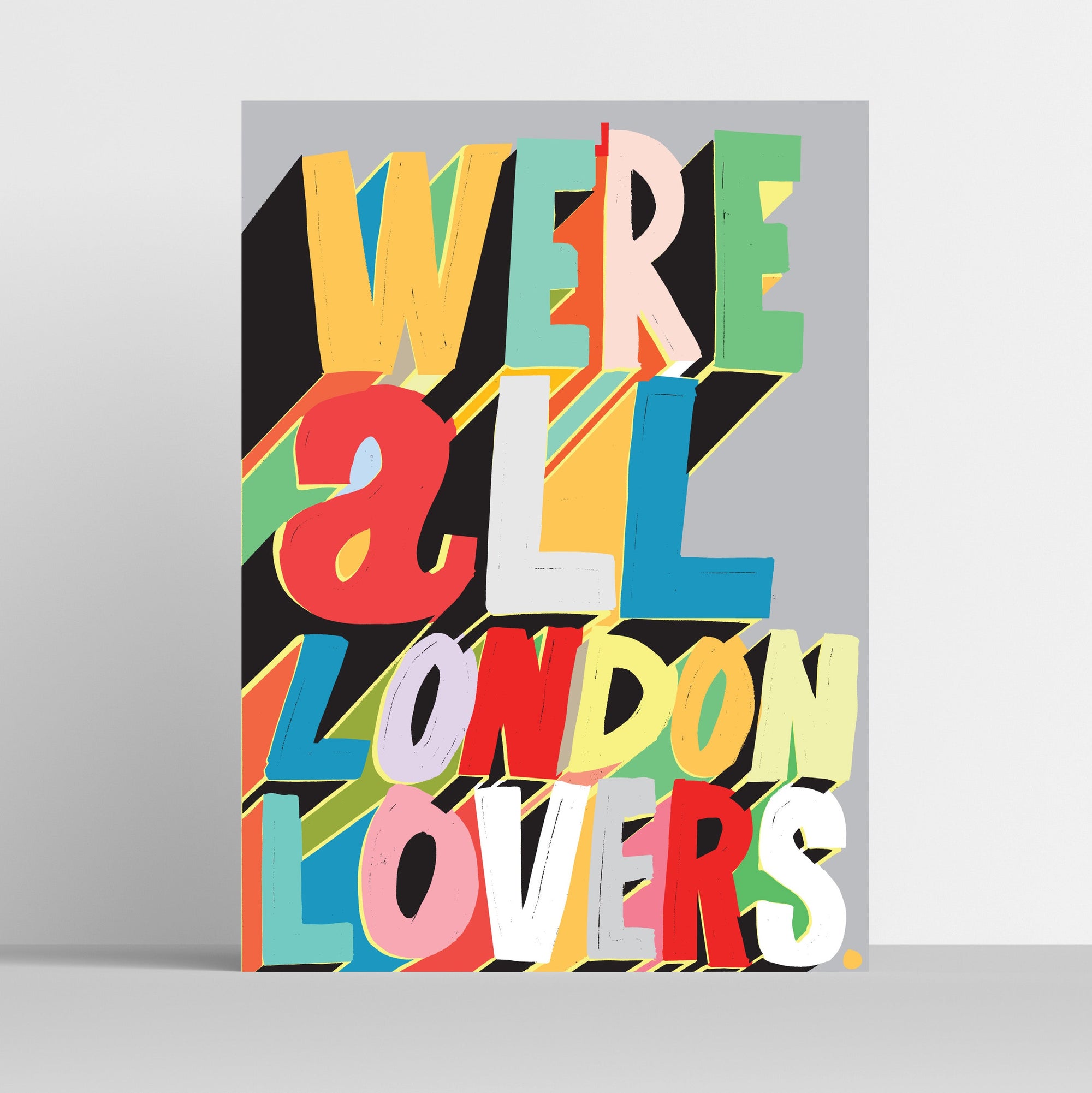 'London Lovers' Indigo Print.