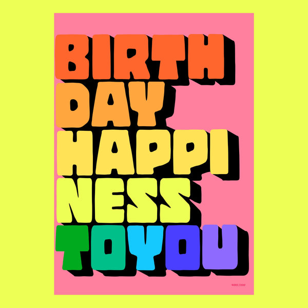 'BD Happiness' Card