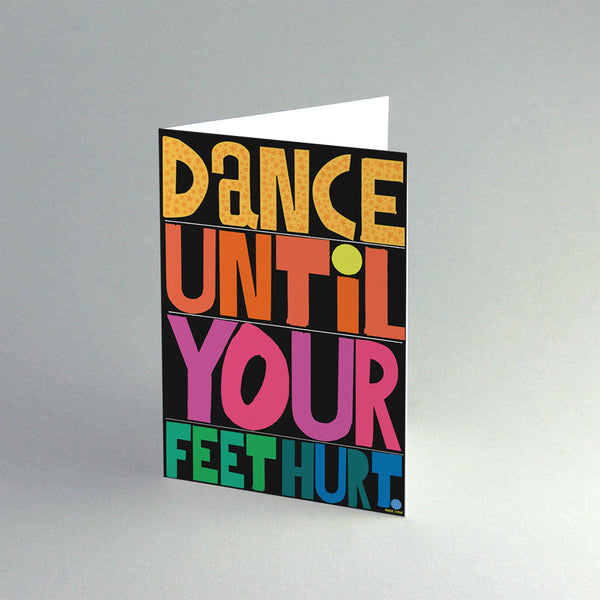 'Feet' Greeting Card
