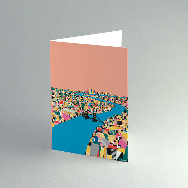 'Thames Pink' Card