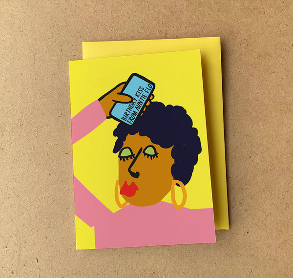 'Auntie Flo' Birthday Card