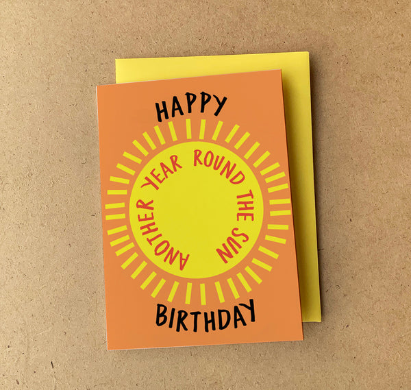 'Sun' Birthday Card