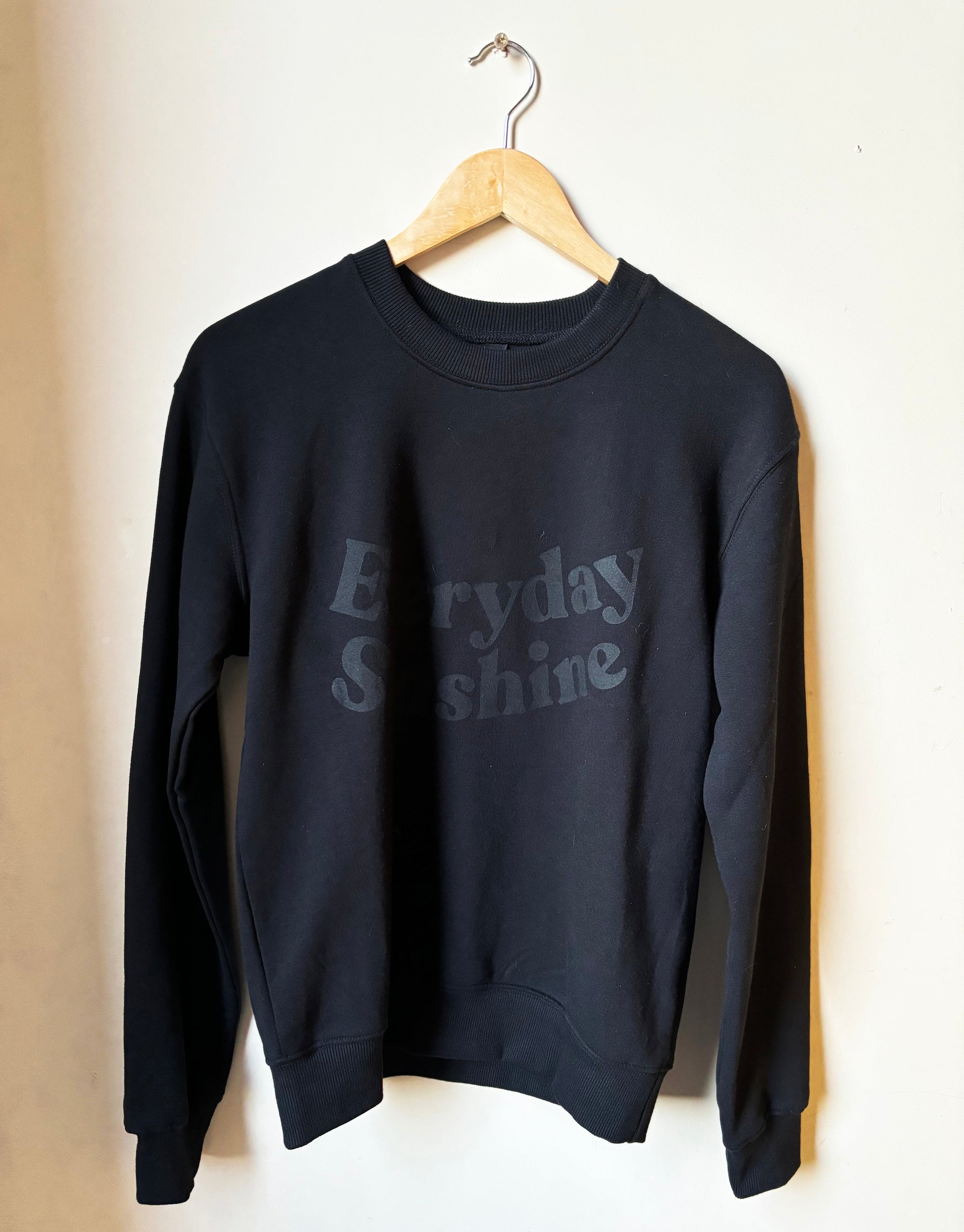 'Everyday Sunshine' Black Sweat