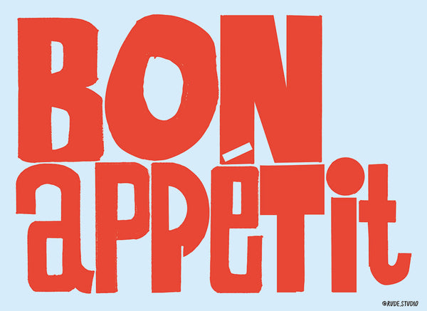 'Bon Appètit' Card