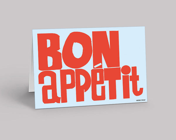 'Bon Appètit' Card