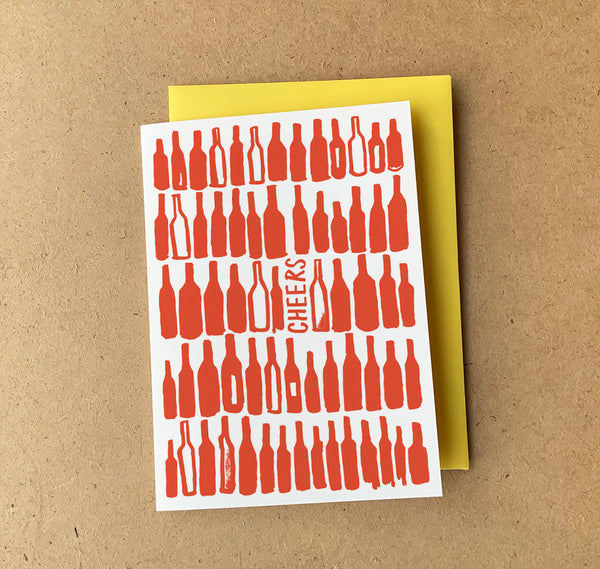 'Cheers' Greeting Card