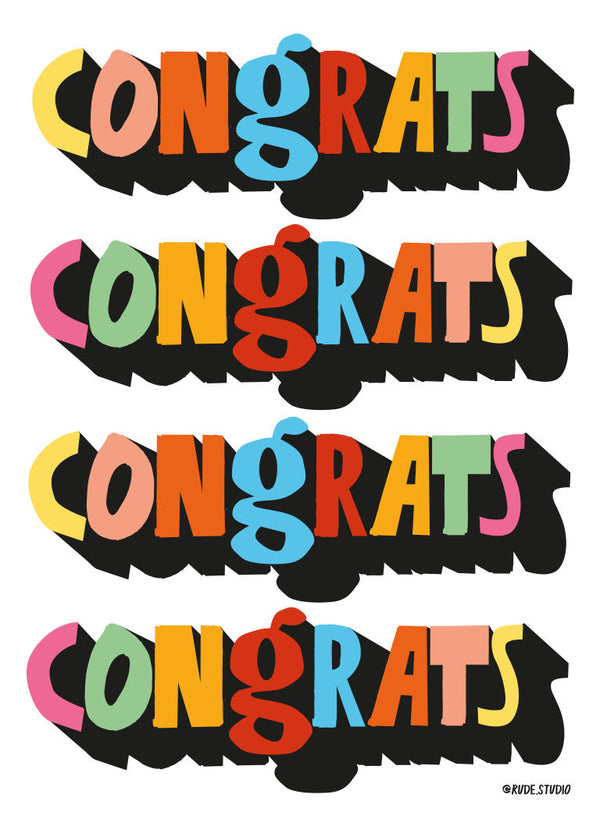'Congrats' Card