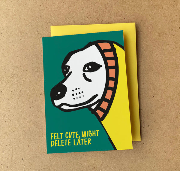 'Cute' Greeting Card