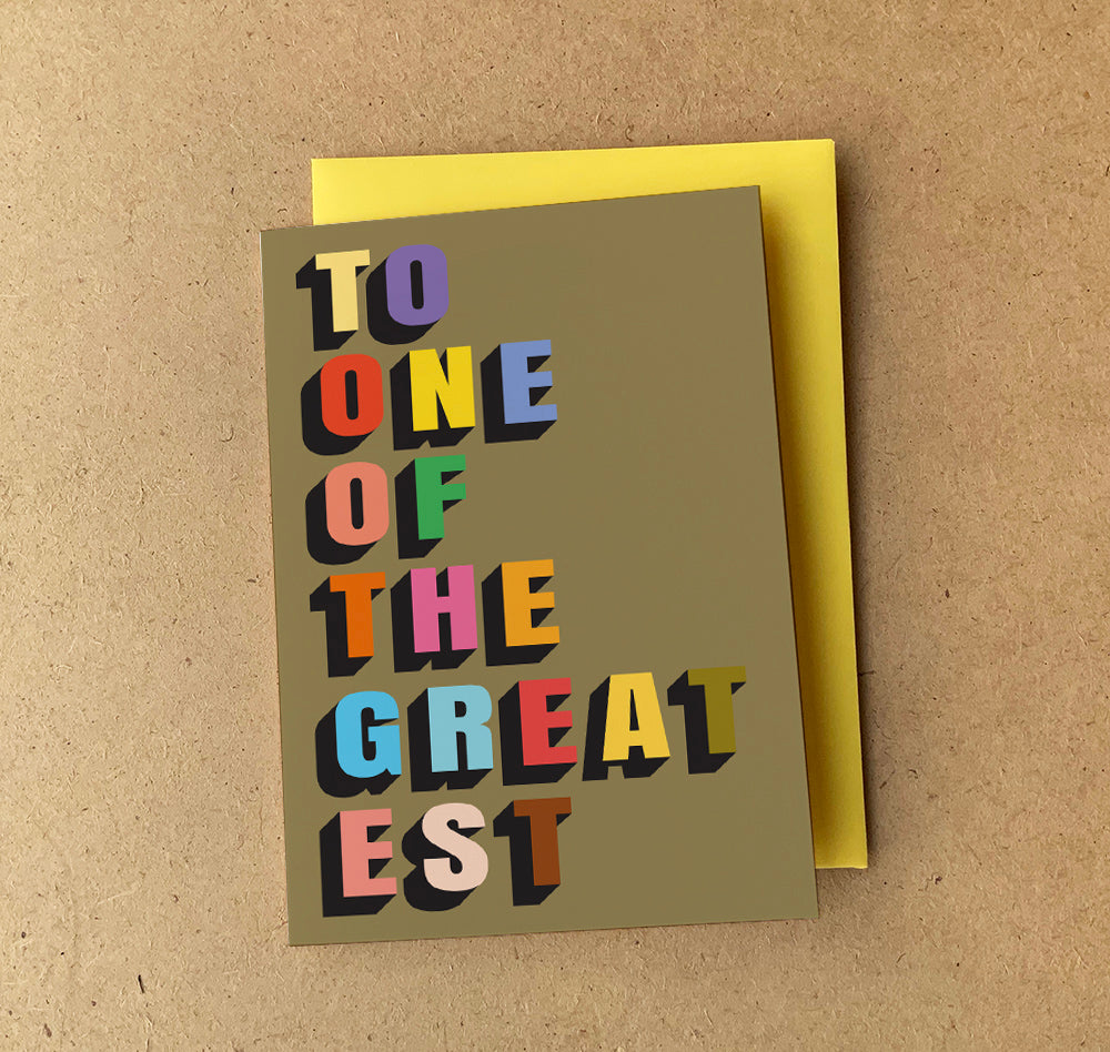 'Great' Greeting Card