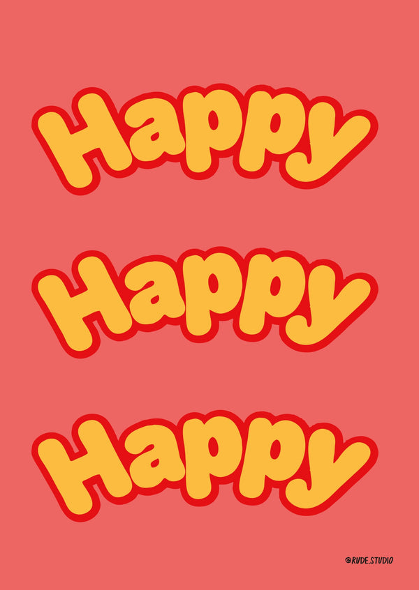 'Happy' Card