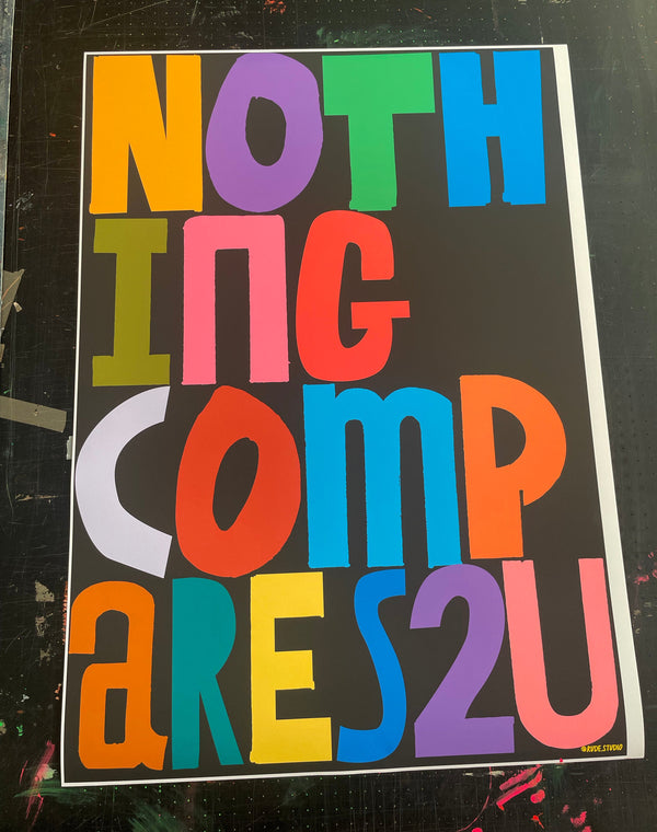'Compares' Studio Print