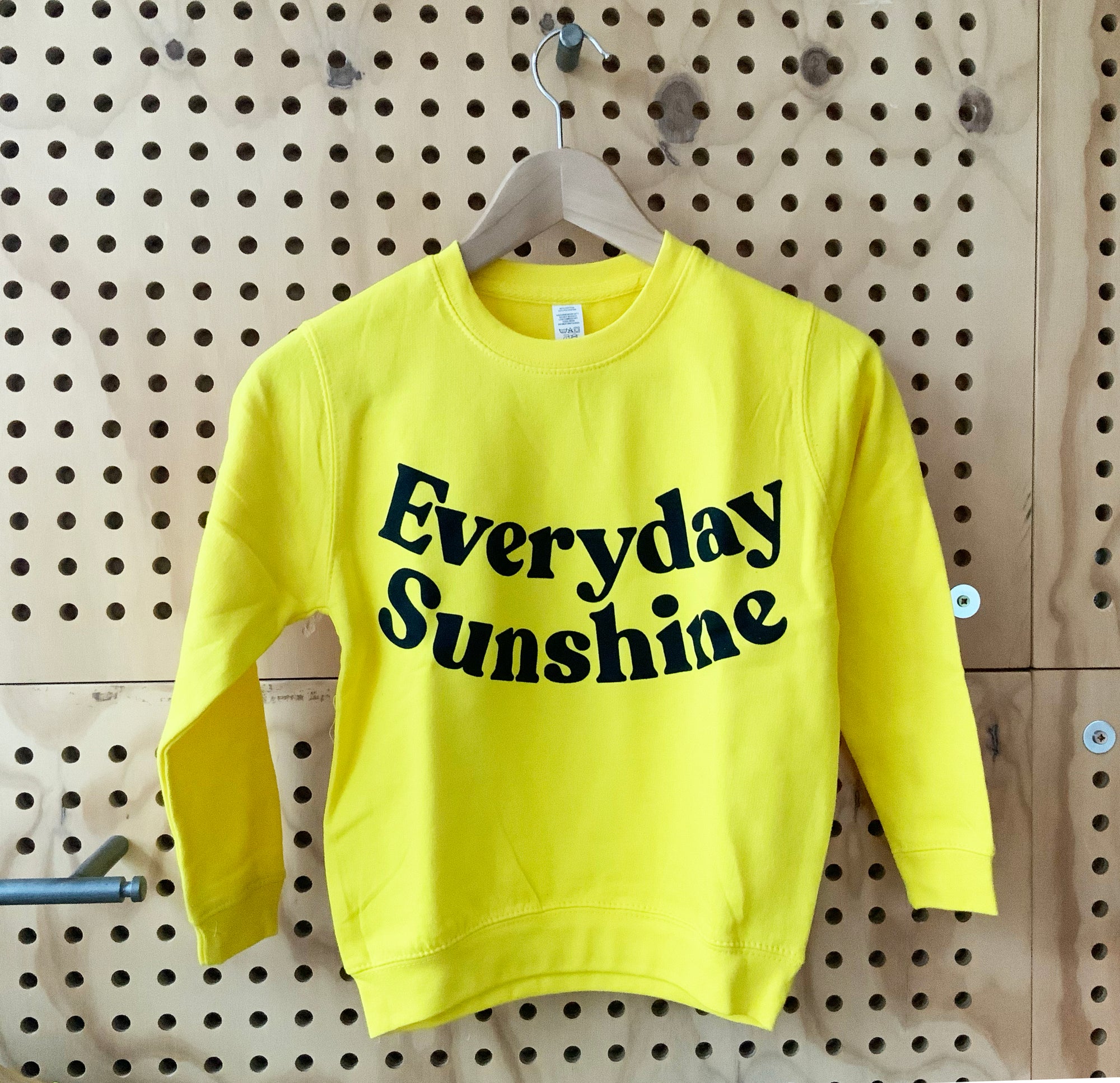 'Everyday Sunshine' Yellow Kids Sweat