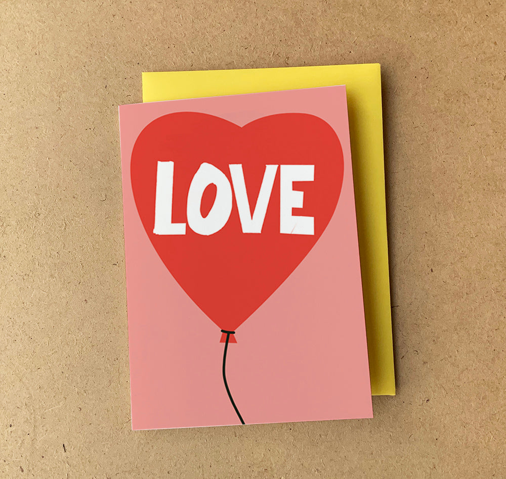 'Love' Greeting Card