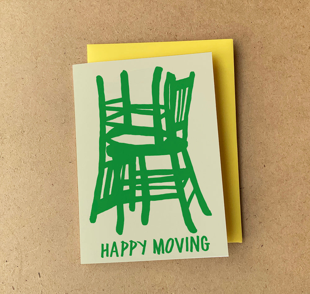 'Moving' Birthday Card