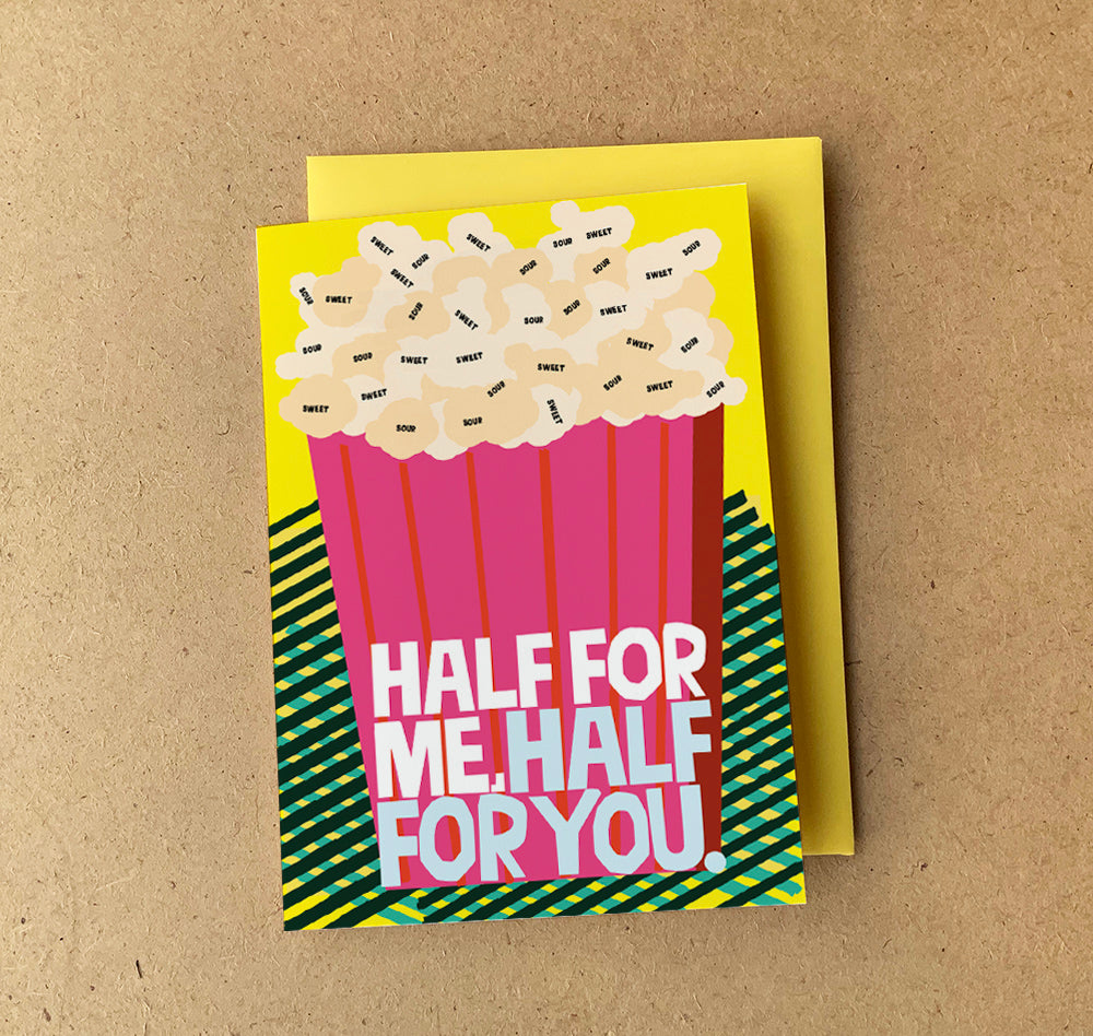 'Popcorn' Greeting Card