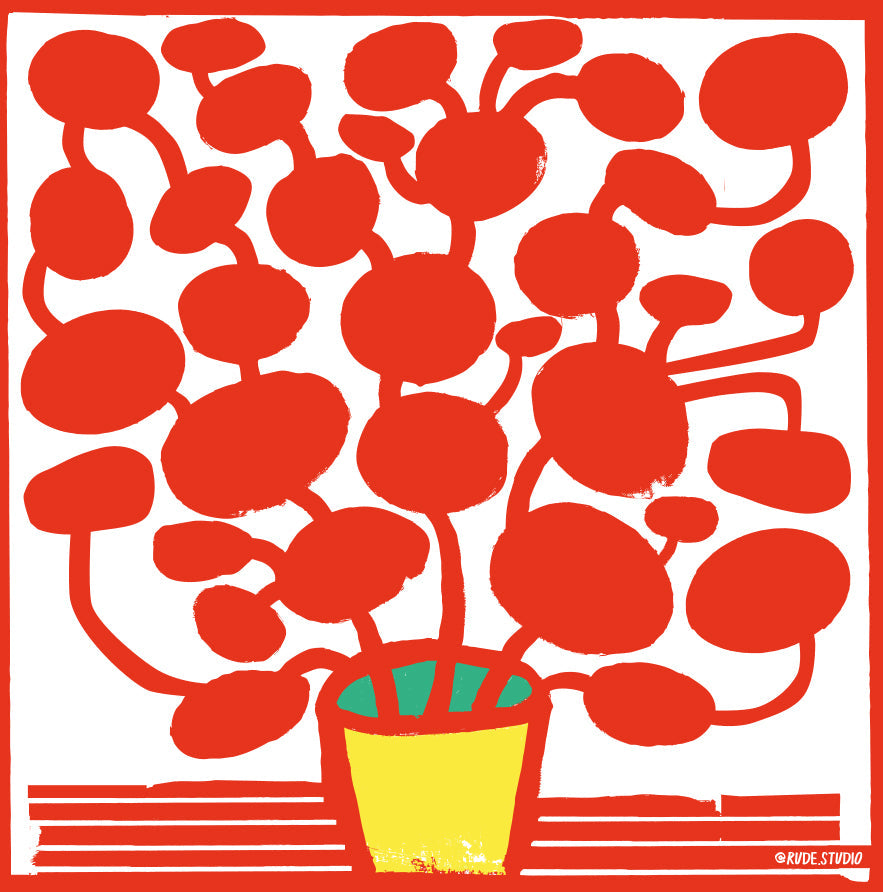 'Red Plant' Card