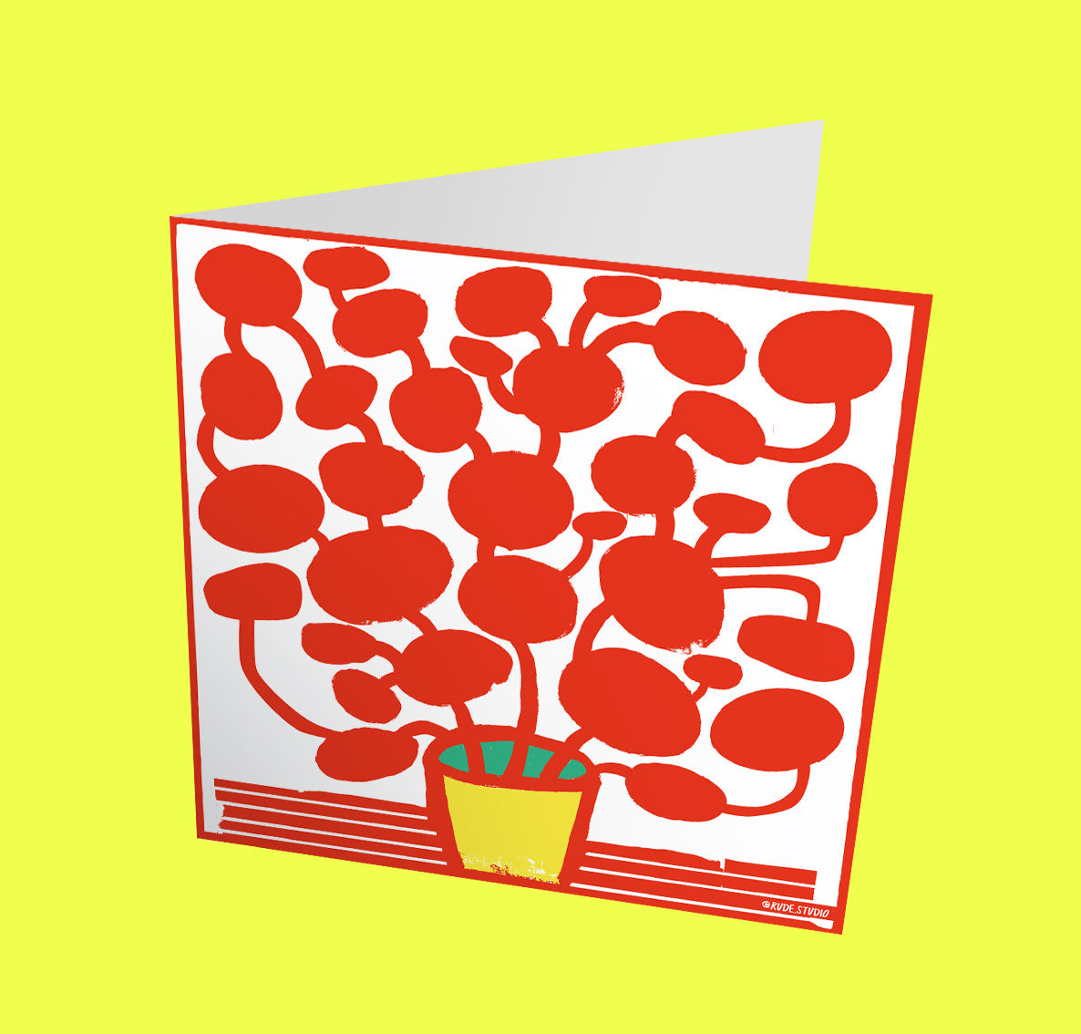 'Red Plant' Card