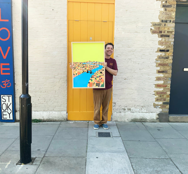 'Thames Lime' Giclée Print