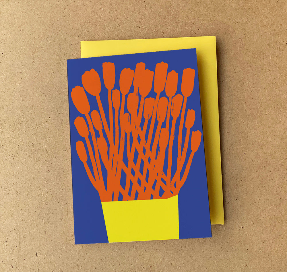 'Tulips' Greeting Card