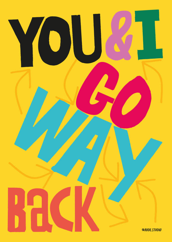 'Way Back' Card