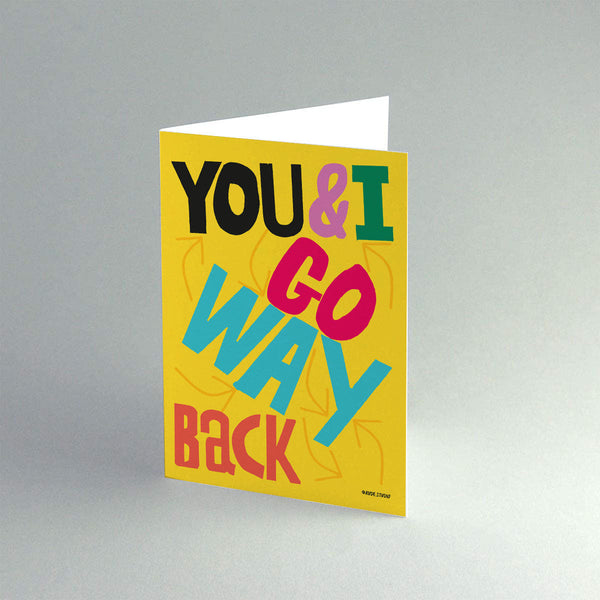 'Way Back' Card