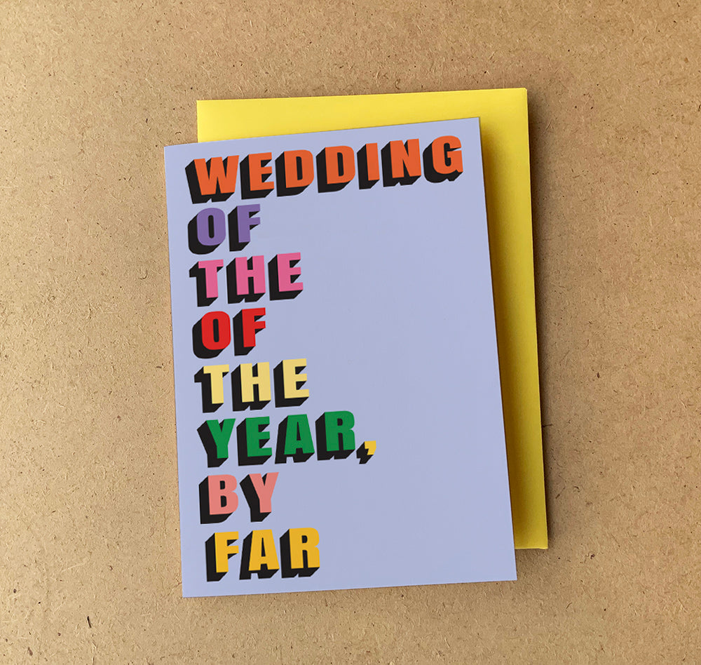 'Wedding' Greeting Card