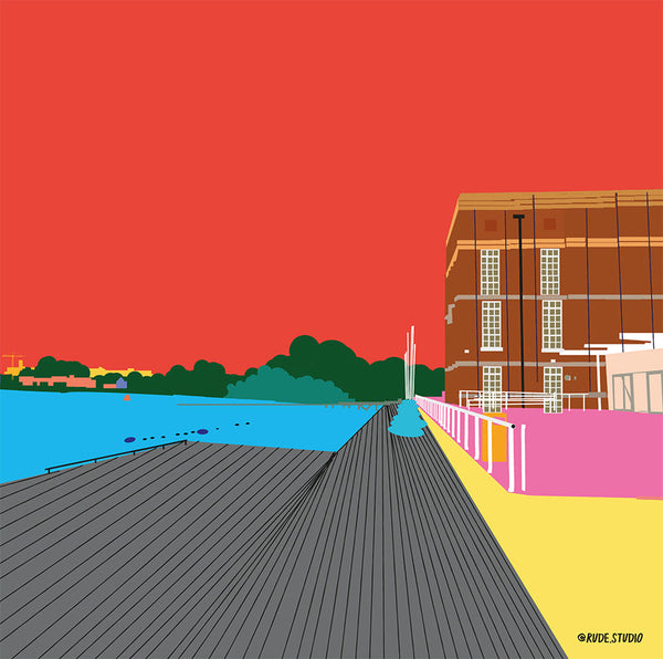 'West Resevoir' Card