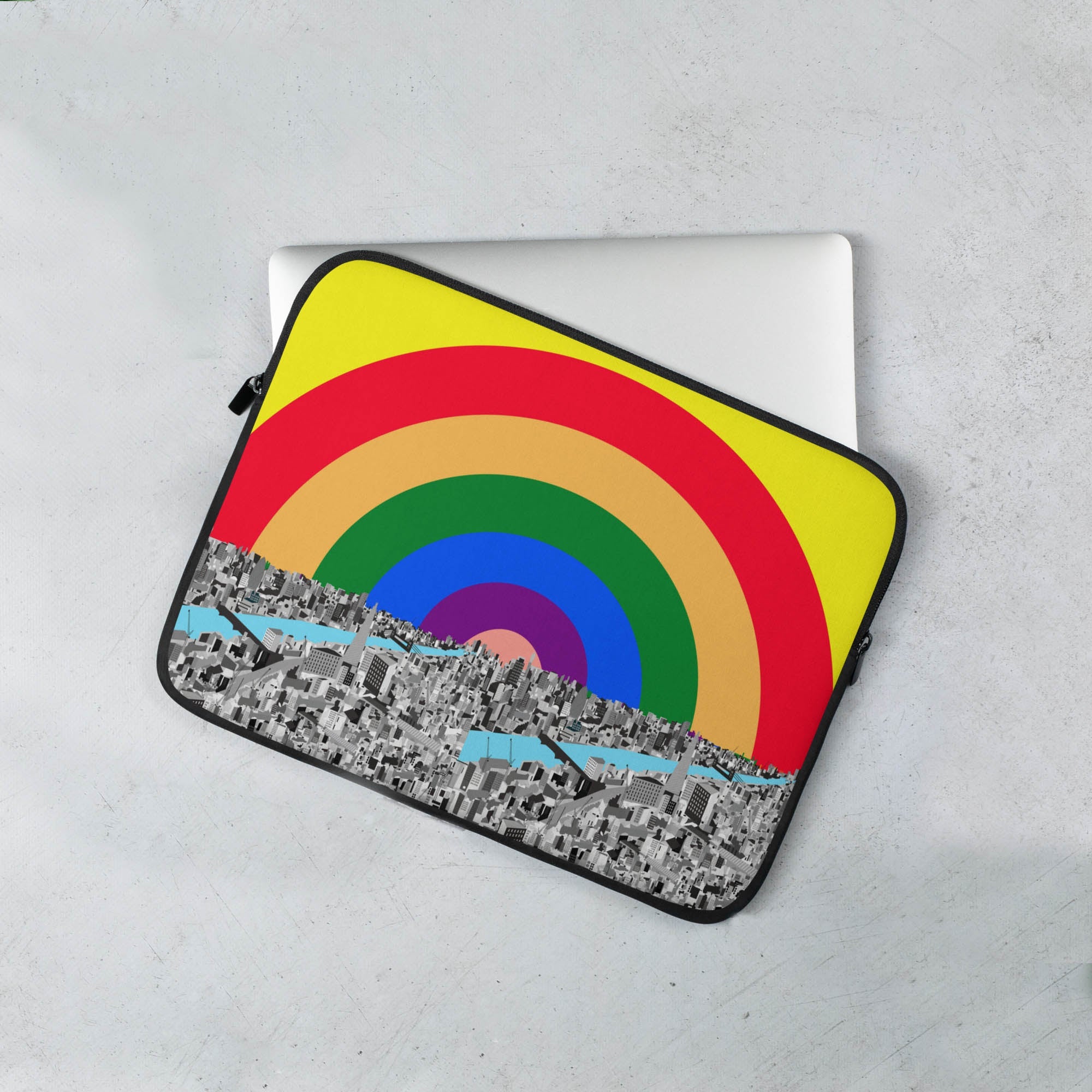 'London Rainbow' Laptop Sleeve.